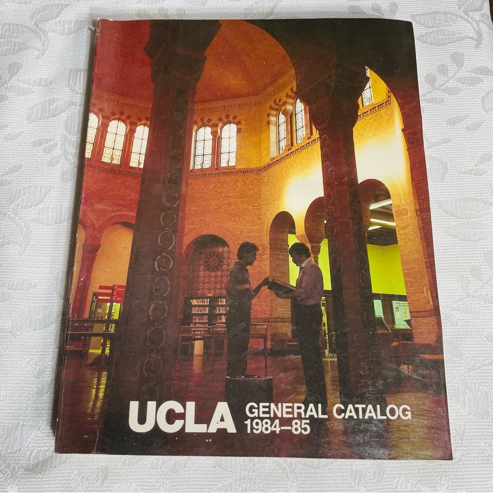 Vintage UCLA general catalog 1984-85